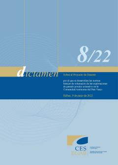 Dictamen 8/22, de 9 de junio, “ Proyecto de Decreto por el que se desarrollan las normas básicas de ordenación de las explotaciones de ganado porcino extensivo en la Comunidad Autónoma del País Vasco